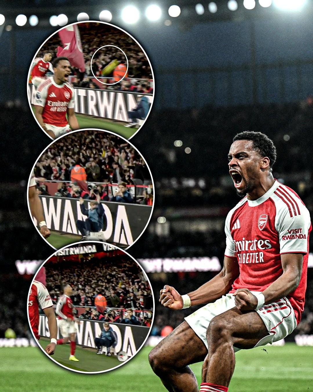 世界杯客户端下载-哎呀！萨利巴庆祝时踢飞场边备用球，小球童十分沮丧摊手抱怨